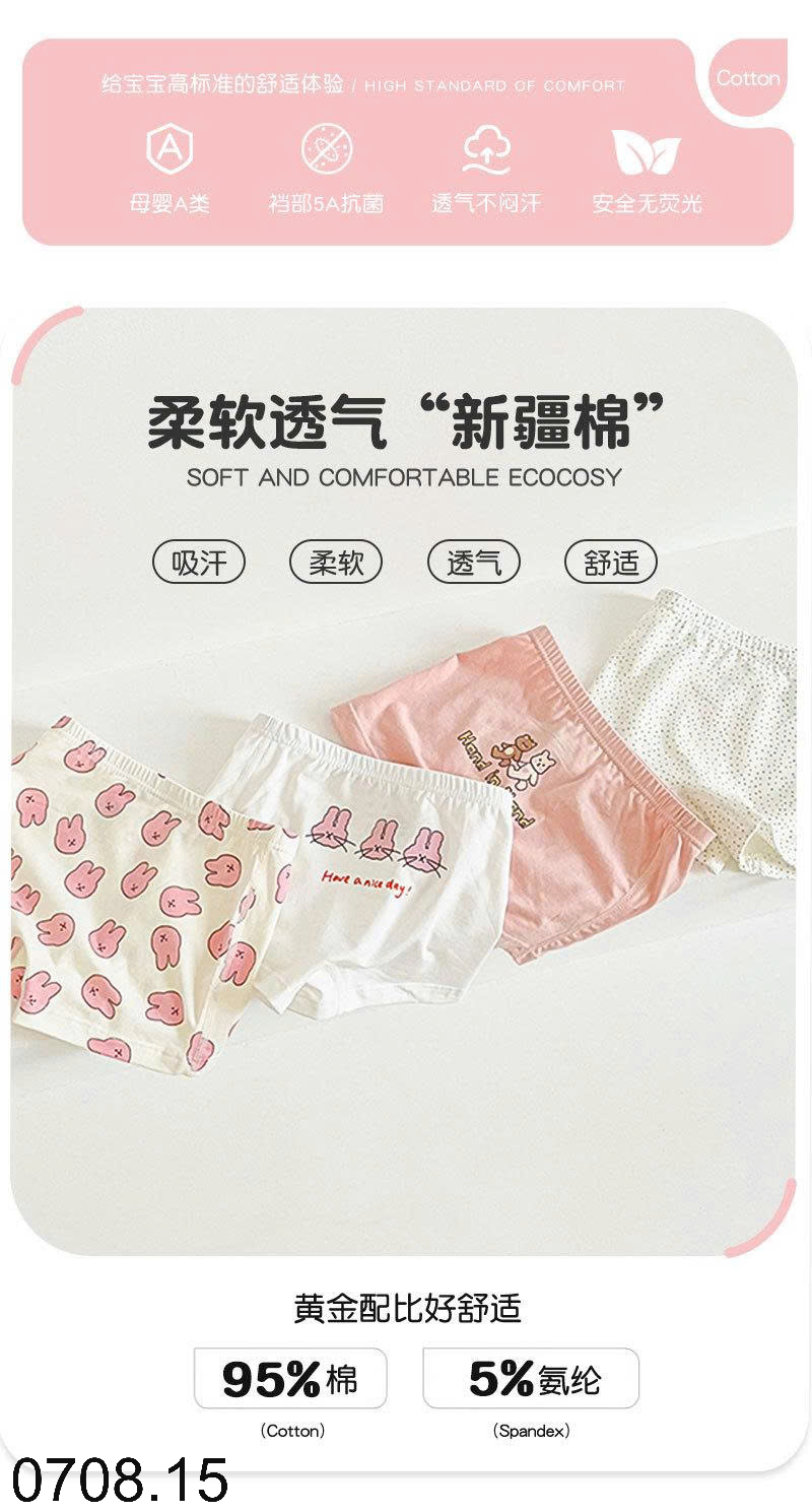 26HA0708.15 - SET HỘP 5 QUẦN CHÍP ĐÙI CHO BÉ