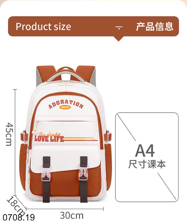 26HA0708.19 - BA LÔ HỌC SINH