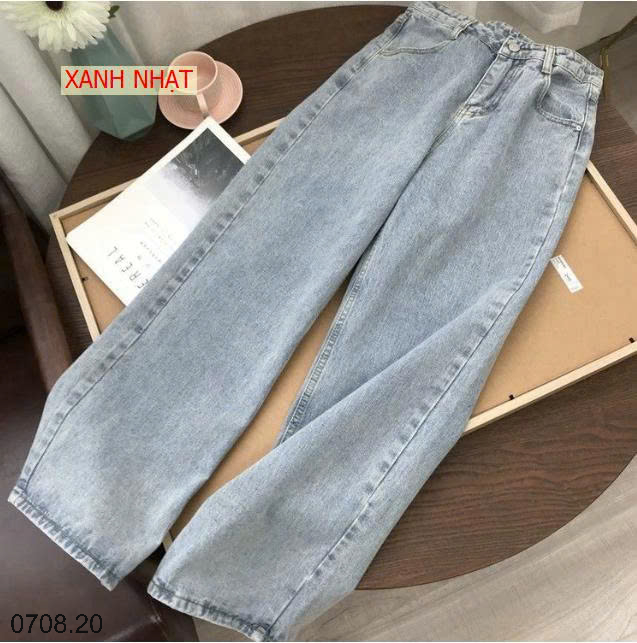 26HA0708.20 - QUẦN JEAN ỐNG RỘNG CẠP CAO