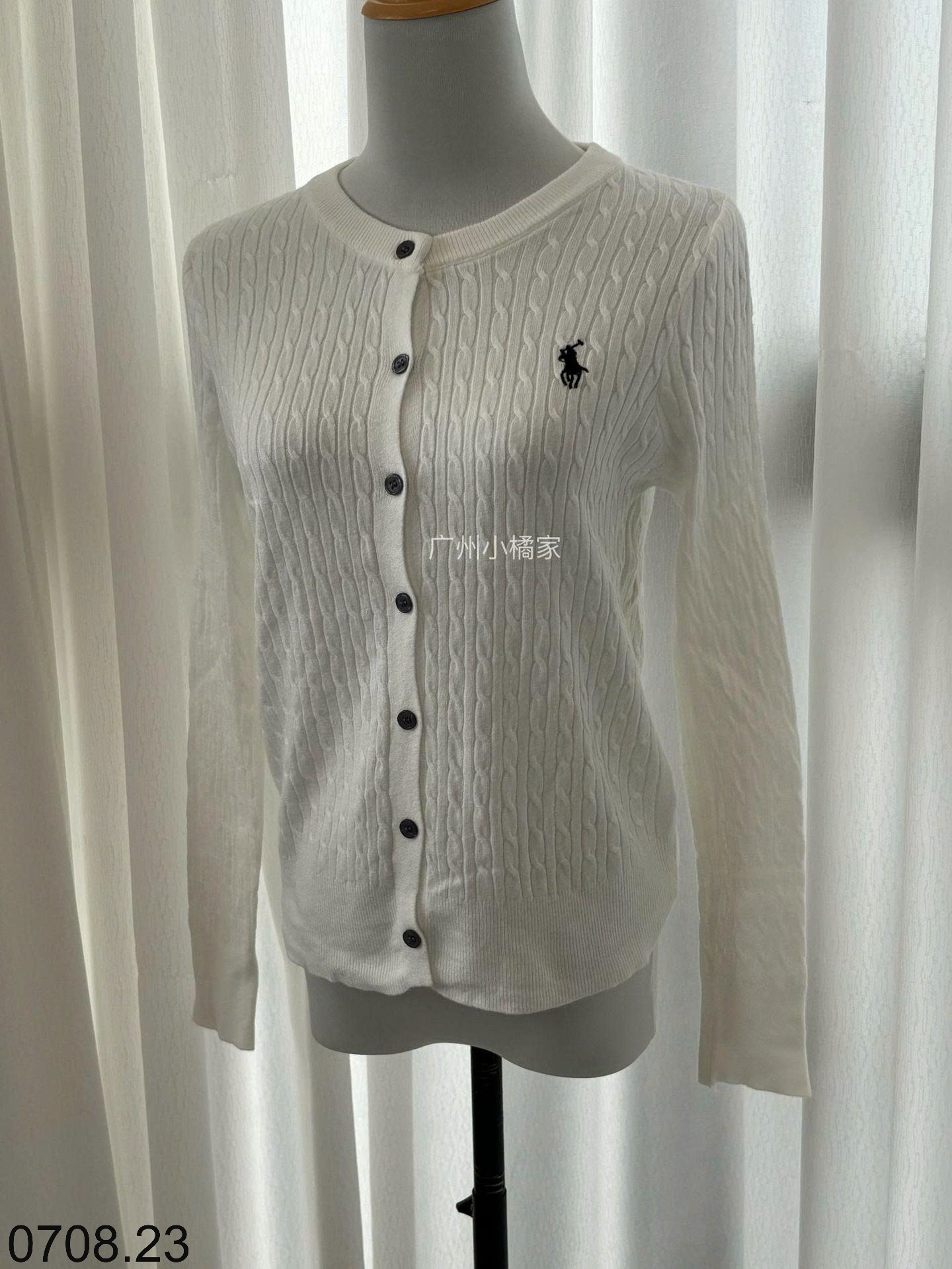 26HA0708.23 - ÁO LEN CARDIGAN HÌNH NGỰA CHO NỮ