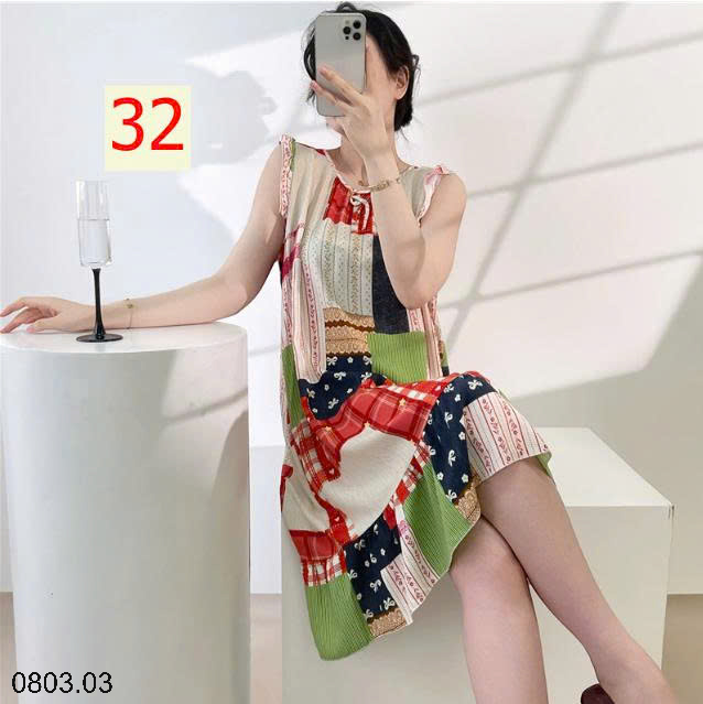 26HA0803.03 - VÁY NGỦ LANH LỤA MỀN MÁT CHO NỮ