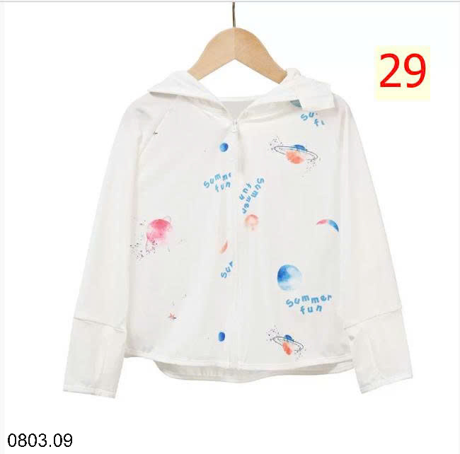 26HA0803.09 - ÁO CHỐNG NẮNG LỤA BĂNG CHO BÉ