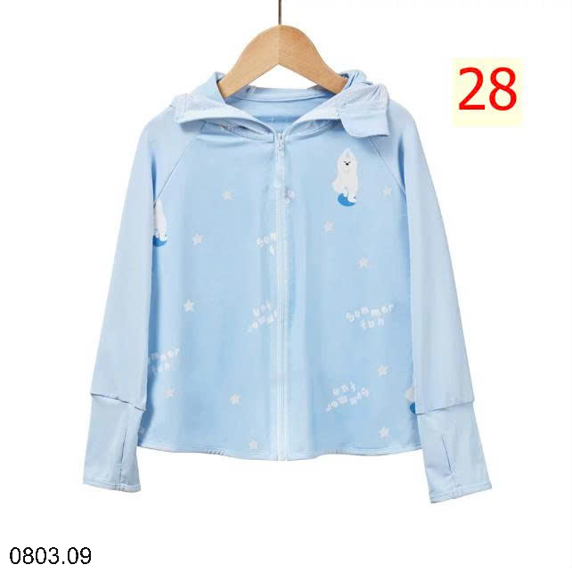 26HA0803.09 - ÁO CHỐNG NẮNG LỤA BĂNG CHO BÉ