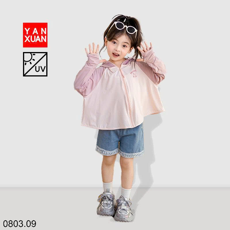 26HA0803.09 - ÁO CHỐNG NẮNG LỤA BĂNG CHO BÉ