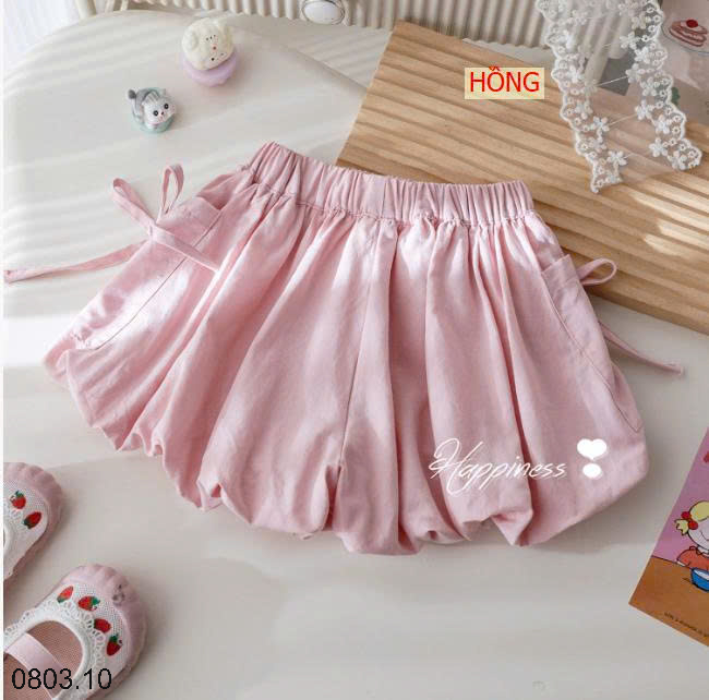 26HA0803.10 - QUẦN SHORT ĐÈN LỒNG BÉ GÁI