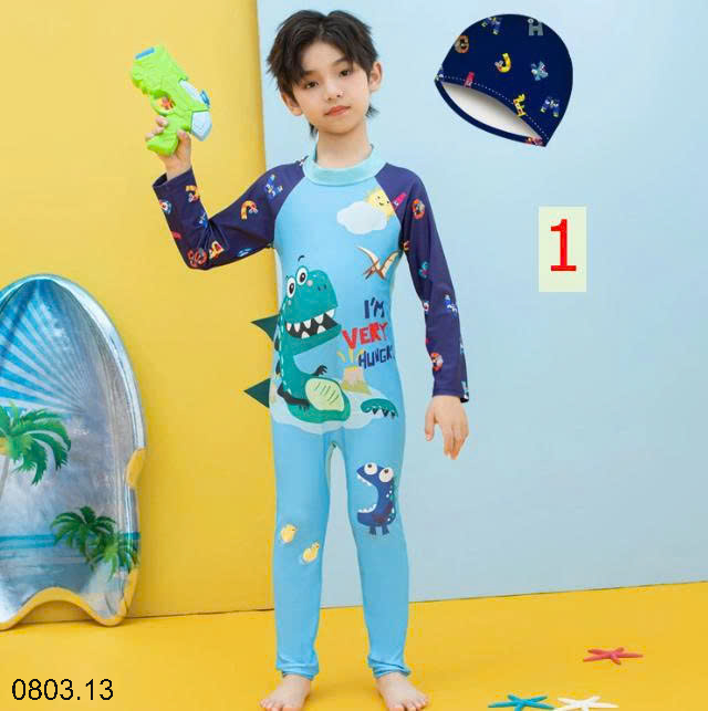 26HA0803.13 - SET ĐỒ BƠI LIỀN DÀI THÂN BÉ TRAI