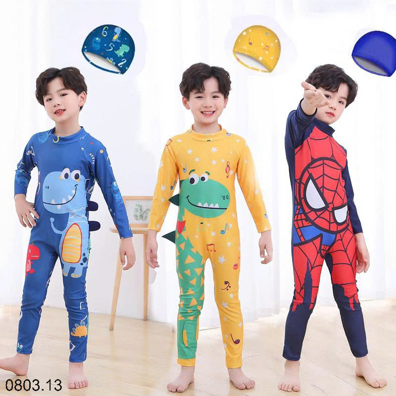 26HA0803.13 - SET ĐỒ BƠI LIỀN DÀI THÂN BÉ TRAI