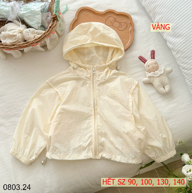 26HA0803.24 - ÁO KHOÁC GIÓ CHỐNG NẮNG NINGLI CHO BÉ