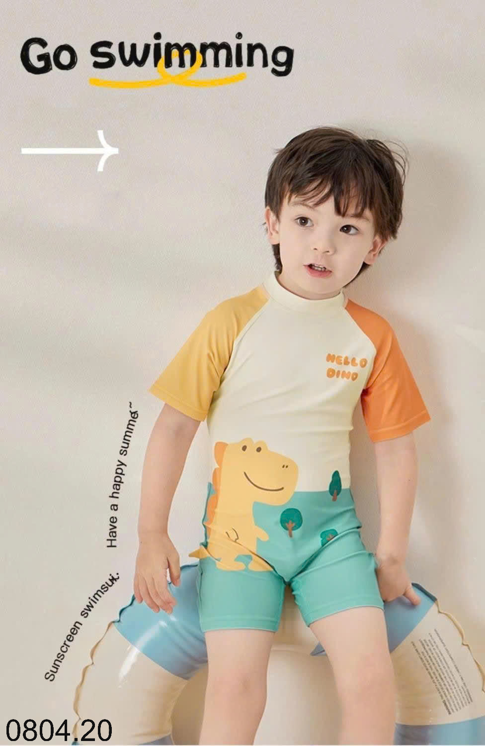 26HA0804.20 - SET BỘ BƠI KÈM MŨ CHO BÉ