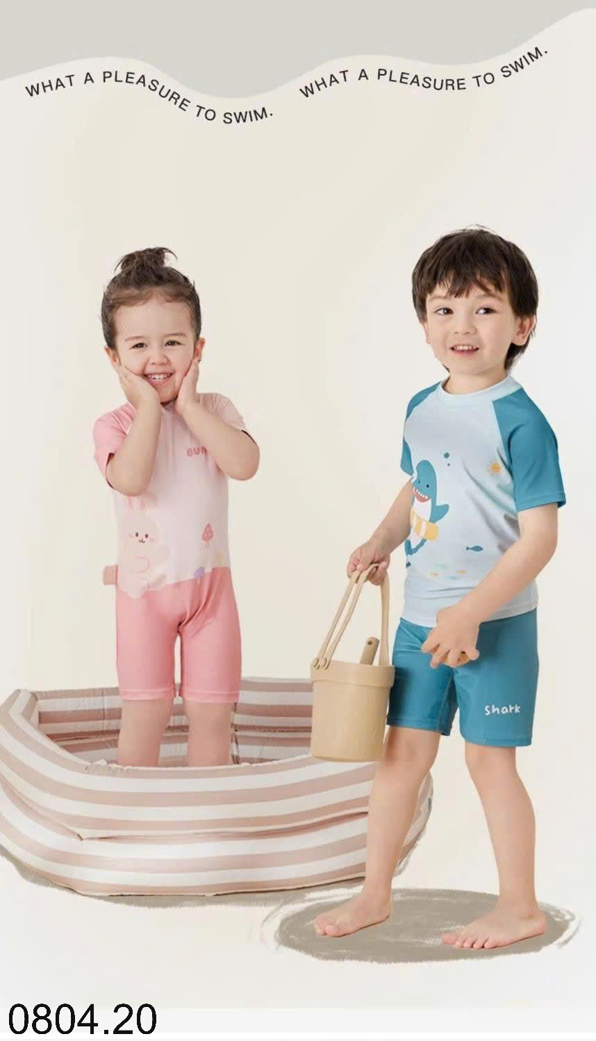 26HA0804.20 - SET BỘ BƠI KÈM MŨ CHO BÉ