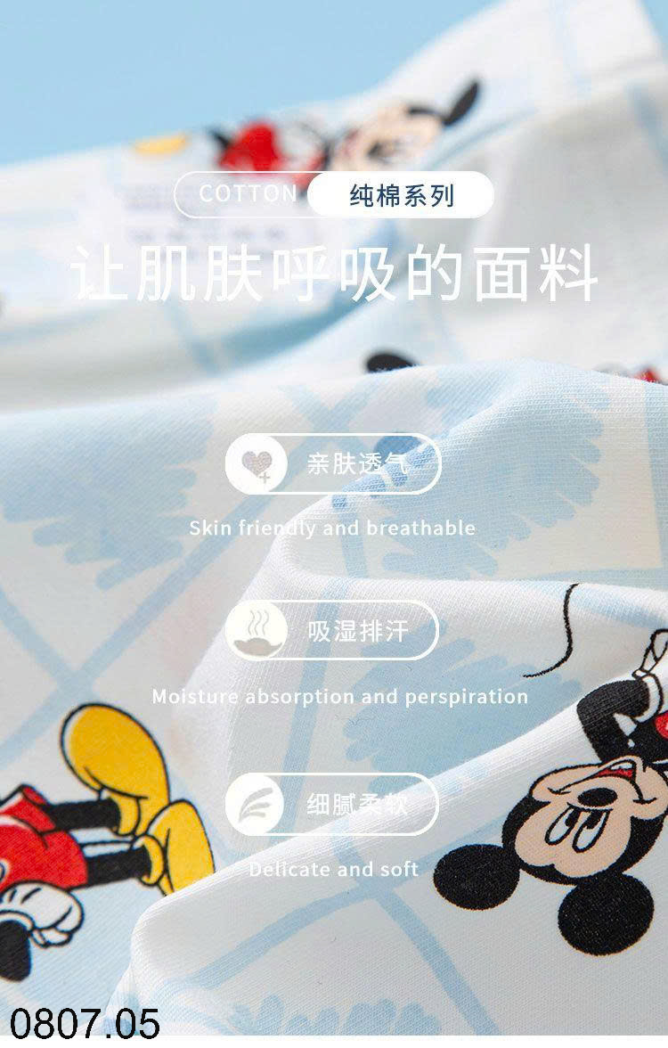 26HA0807.05 - SET 4 QUẦN CHÍP ĐÙI DISNEY CHO BÉ
