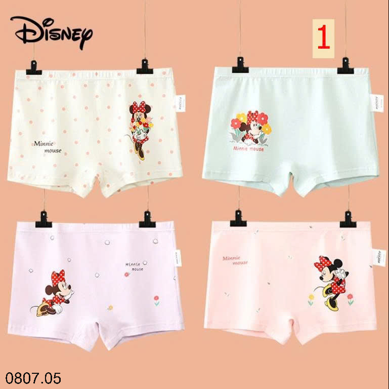 26HA0807.05 - SET 4 QUẦN CHÍP ĐÙI DISNEY CHO BÉ