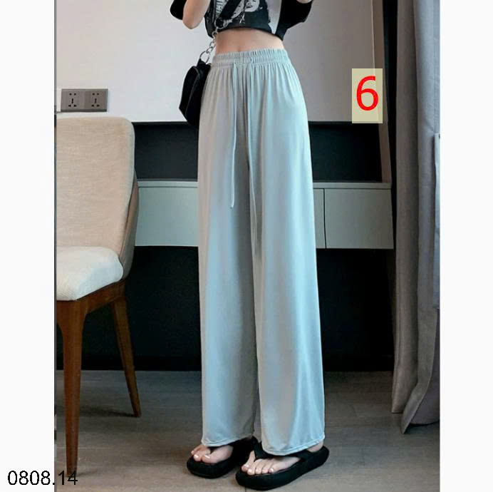 26HA0808.14 - SET 2 QUẦN ỐNG RỘNG LỤA BĂNG