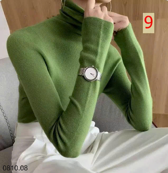 26HA0810.08 - ÁO LEN CAO CỔ CHO NỮ
