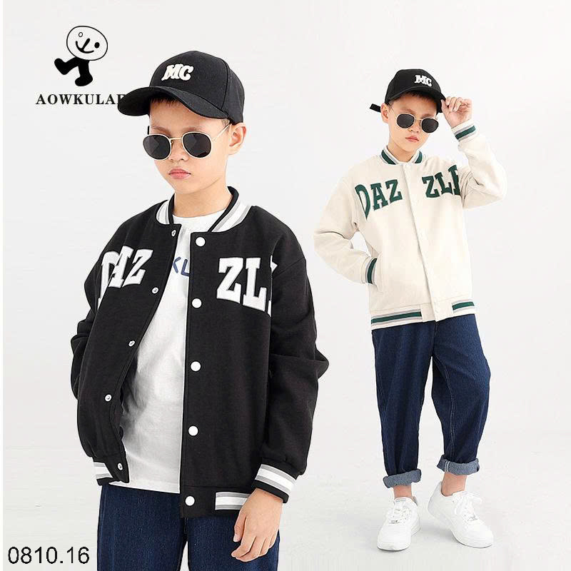 26HA0810.16 - ÁO KHOÁC THỂ THAO BÉ TRAI AKL