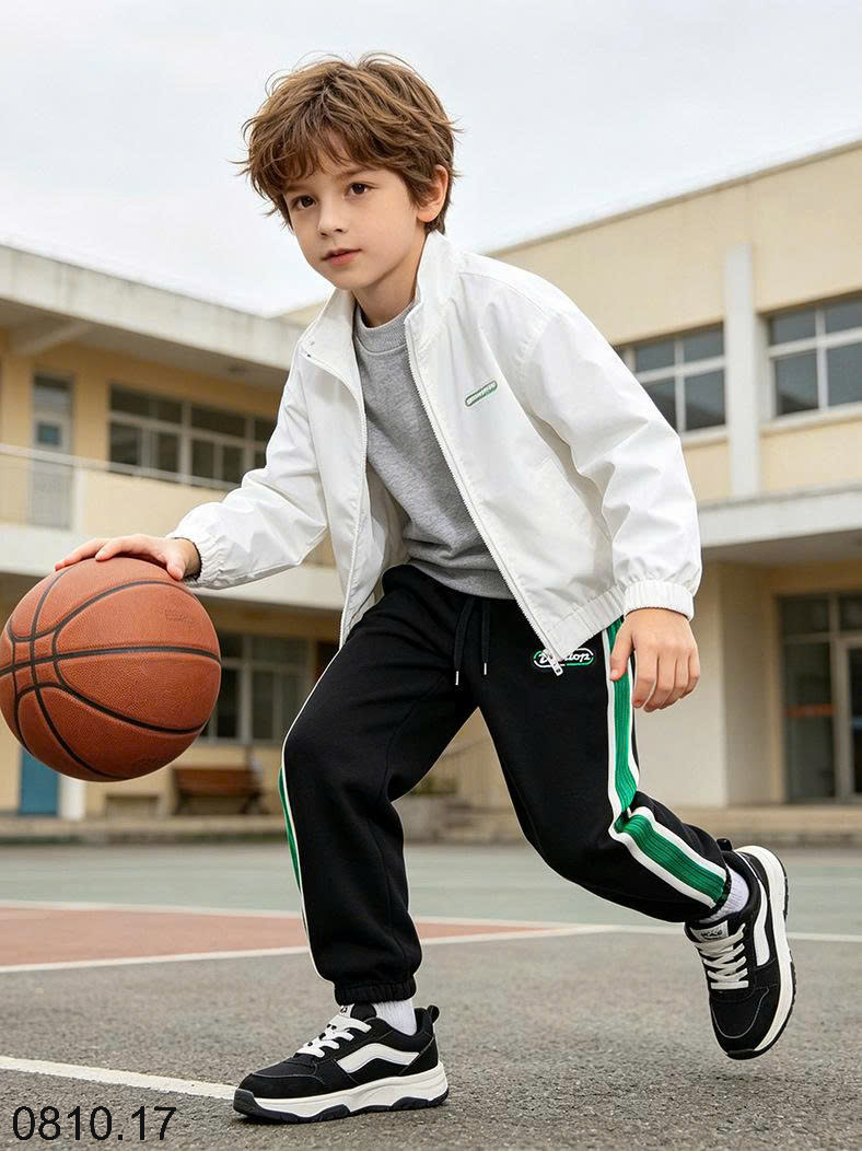 26HA0810.17 - QUẦN NỈ THỂ THAO BÉ TRAI AKL