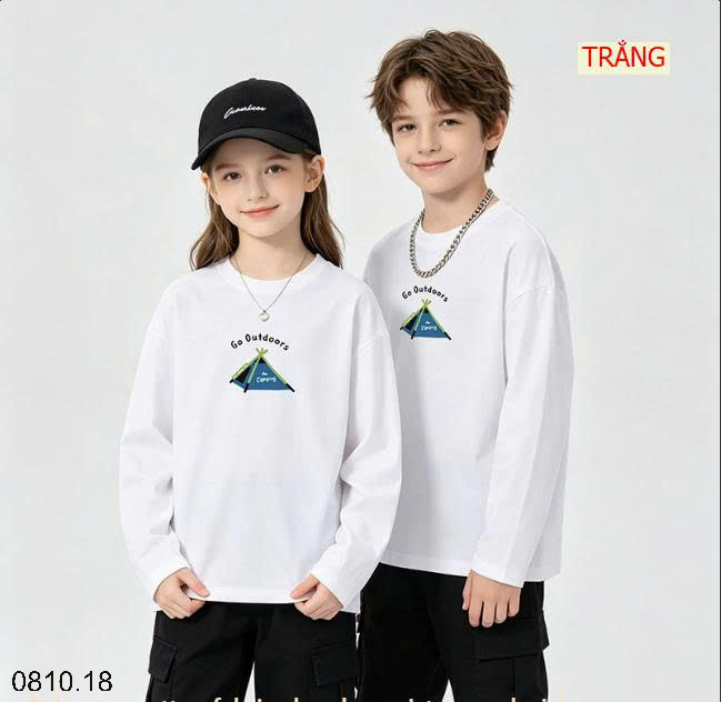 26HA0810.18 - ÁO THUN DÀI TAY PHONG CÁCH HÀN QUỐC CHO BÉ