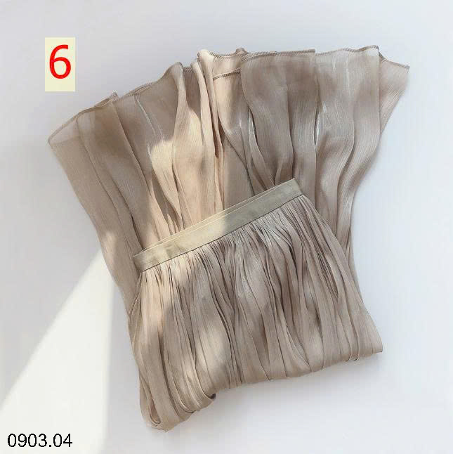 26HA0903.04 - CHÂN VÁY MIDI VOAN TƠ MỀN ANNA
