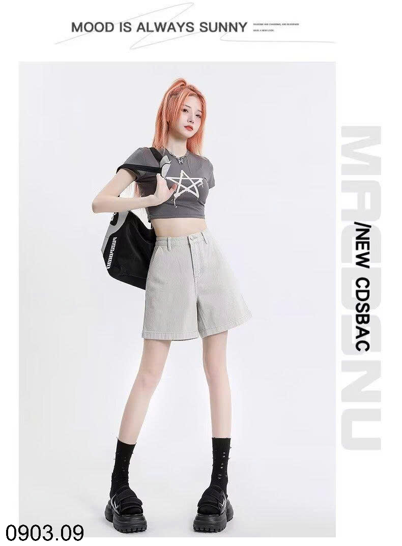 26HA0903.09 - QUẦN SHORT JEAN NỮ