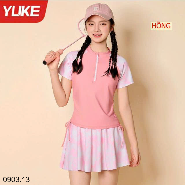 26HA0903.13 - BỘ BƠI BÉ GÁI SIZE ĐẠI YUKE