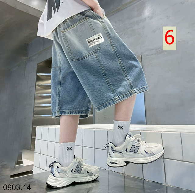 26HA0903.14 - QUẦN SHORT JEAN SIZE ĐẠI BÉ TRAI