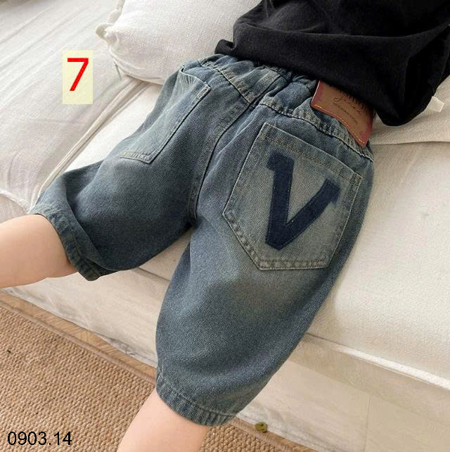 26HA0903.14 - QUẦN SHORT JEAN SIZE ĐẠI BÉ TRAI