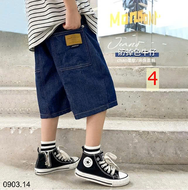 26HA0903.14 - QUẦN SHORT JEAN SIZE ĐẠI BÉ TRAI