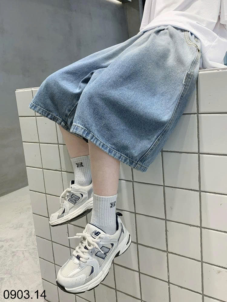 26HA0903.14 - QUẦN SHORT JEAN SIZE ĐẠI BÉ TRAI