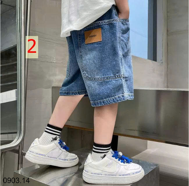 26HA0903.14 - QUẦN SHORT JEAN SIZE ĐẠI BÉ TRAI