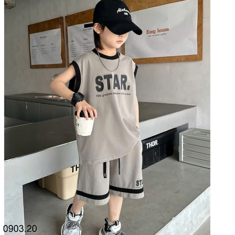 26HA0903.20 - BỘ STAR BA LỖ SIZE ĐẠI BÉ TRAI