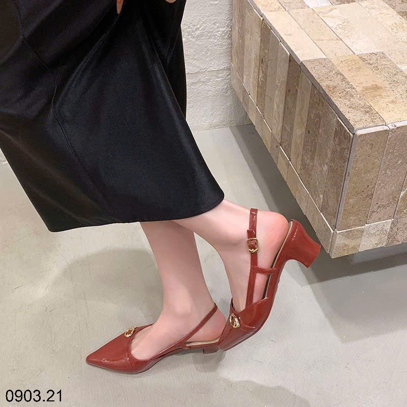 26HA0903.21 - GIÀY SANDAL MỞ GÓT CHỐNG NƯỚC