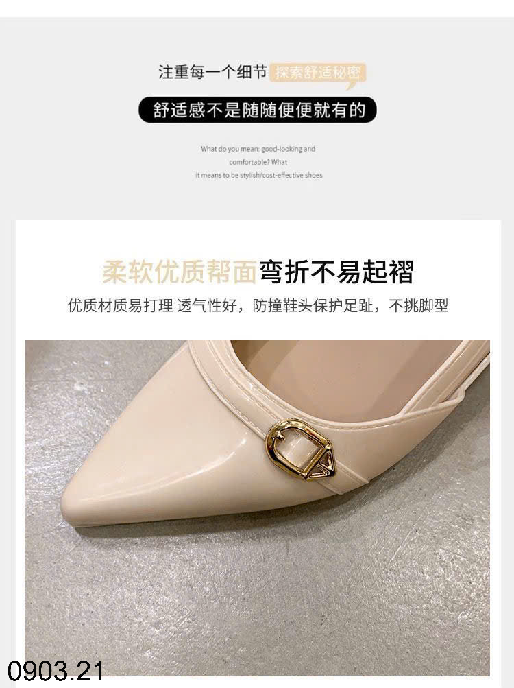 26HA0903.21 - GIÀY SANDAL MỞ GÓT CHỐNG NƯỚC