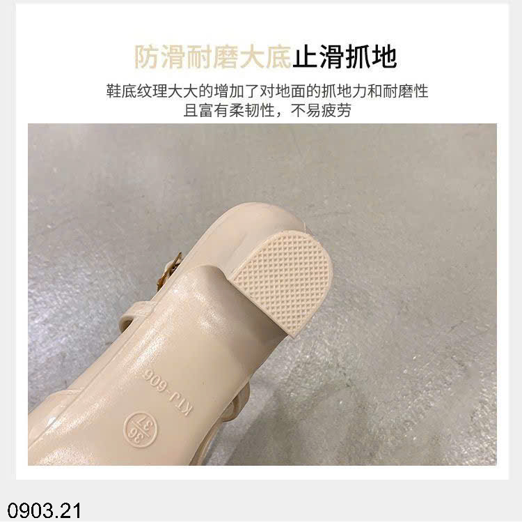 26HA0903.21 - GIÀY SANDAL MỞ GÓT CHỐNG NƯỚC