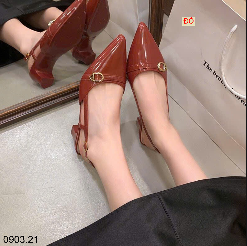 26HA0903.21 - GIÀY SANDAL MỞ GÓT CHỐNG NƯỚC