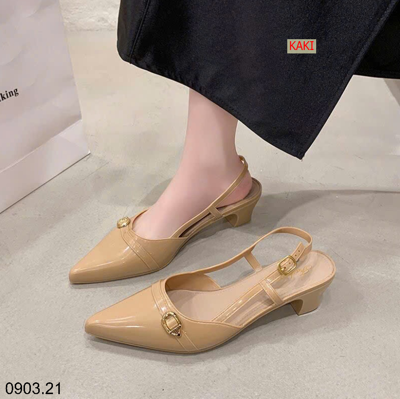 26HA0903.21 - GIÀY SANDAL MỞ GÓT CHỐNG NƯỚC