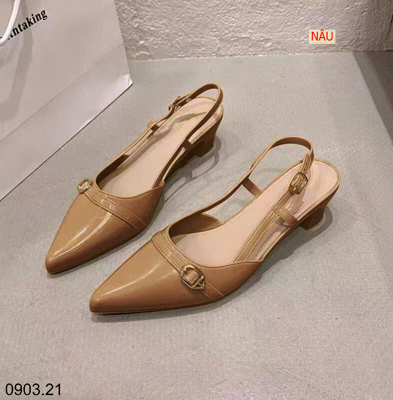 26HA0903.21 - GIÀY SANDAL MỞ GÓT CHỐNG NƯỚC