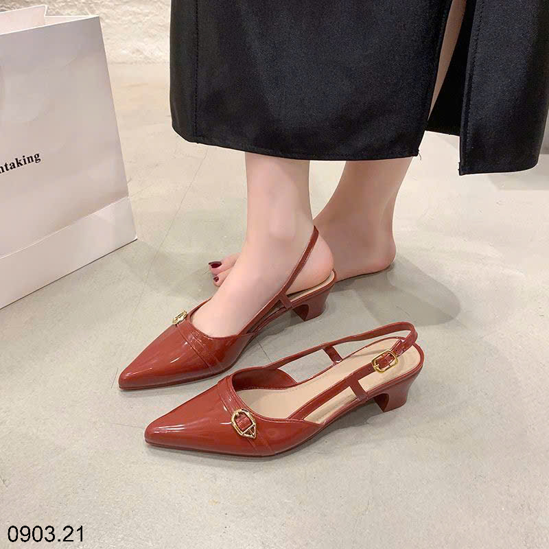 26HA0903.21 - GIÀY SANDAL MỞ GÓT CHỐNG NƯỚC