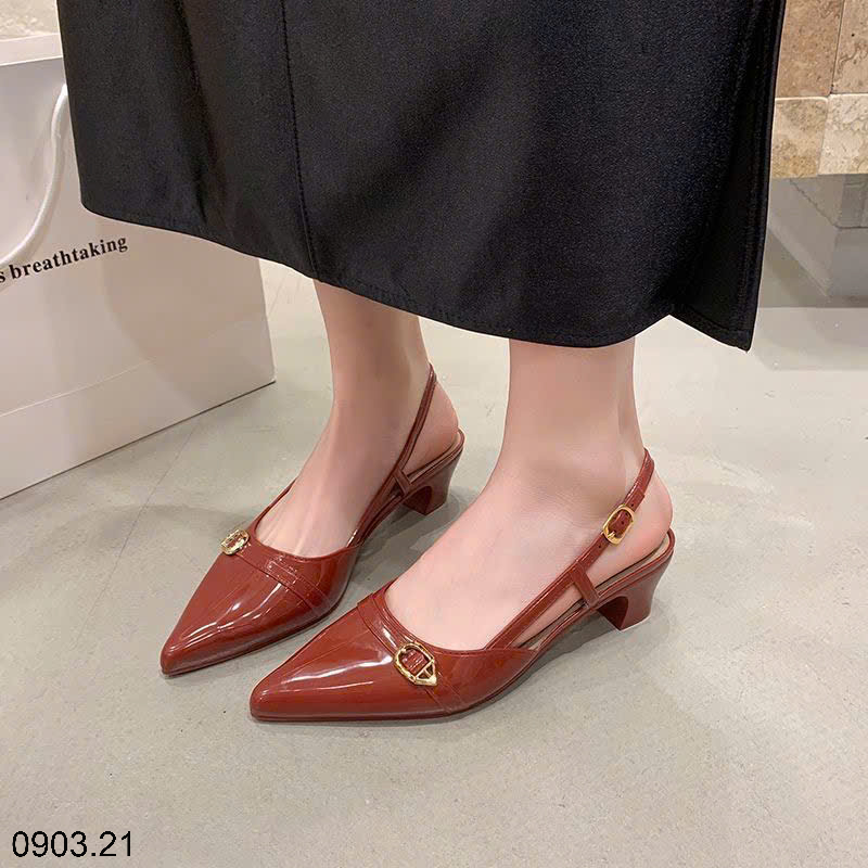 26HA0903.21 - GIÀY SANDAL MỞ GÓT CHỐNG NƯỚC