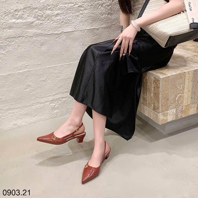 26HA0903.21 - GIÀY SANDAL MỞ GÓT CHỐNG NƯỚC