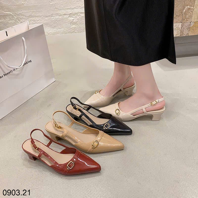 26HA0903.21 - GIÀY SANDAL MỞ GÓT CHỐNG NƯỚC