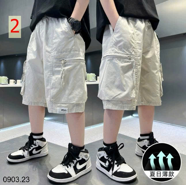 26HA0903.23 - QUẦN SHORT GIÓ THỂ THAO TÚI HỘP SIZE ĐẠI BÉ TRAI