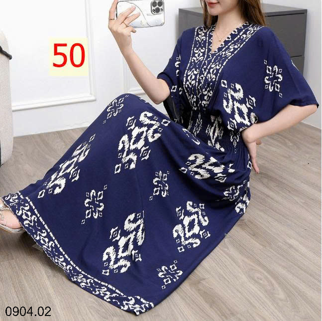 26HA0904.02 - VÁY MAXI THỔ CẨM