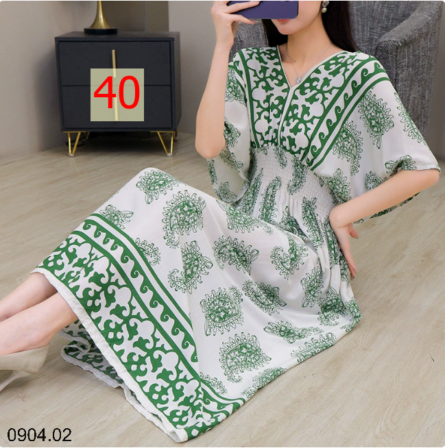 26HA0904.02 - VÁY MAXI THỔ CẨM