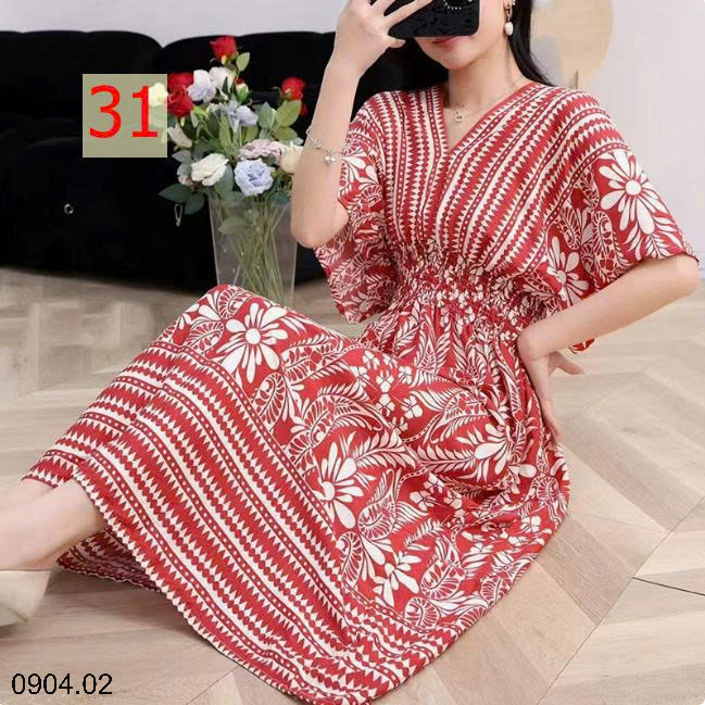 26HA0904.02 - VÁY MAXI THỔ CẨM