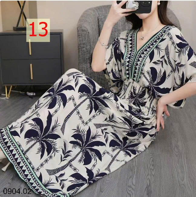 26HA0904.02 - VÁY MAXI THỔ CẨM
