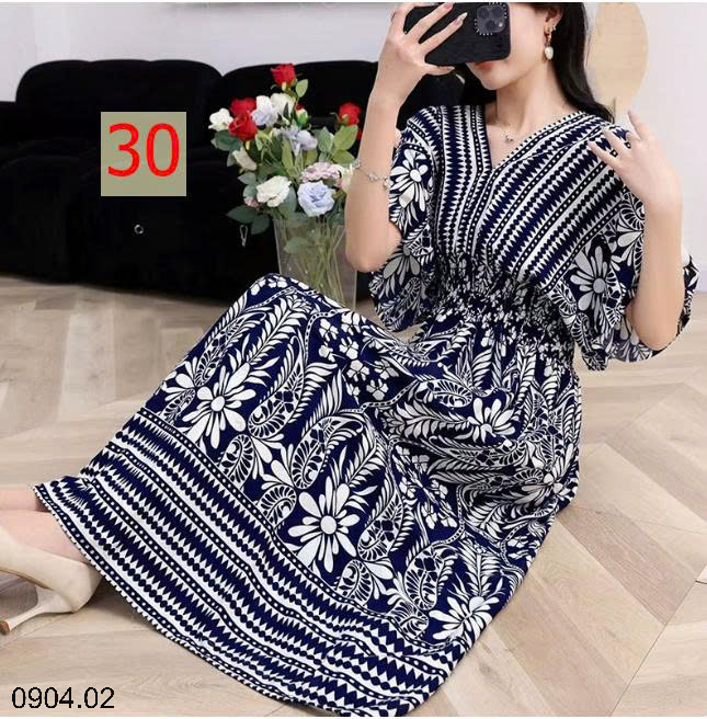 26HA0904.02 - VÁY MAXI THỔ CẨM