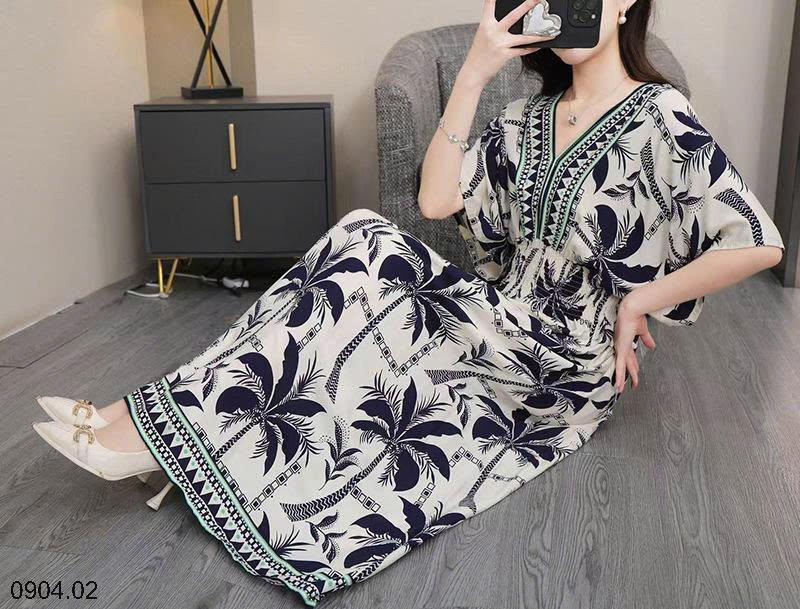 26HA0904.02 - VÁY MAXI THỔ CẨM