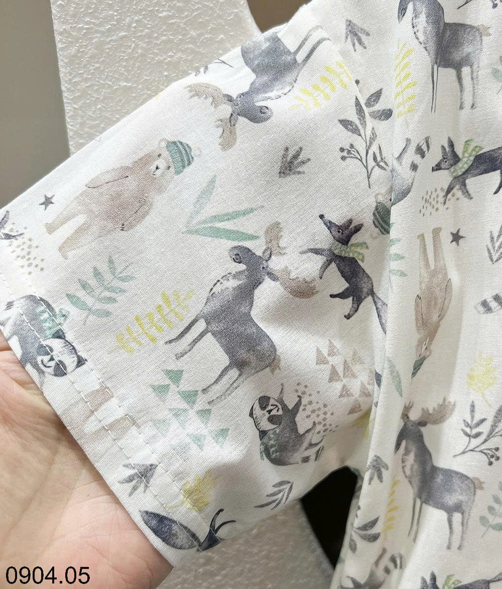 26HA0904.05 - ÁO SƠ MI HOẠ TIẾT CHO BT KACADY