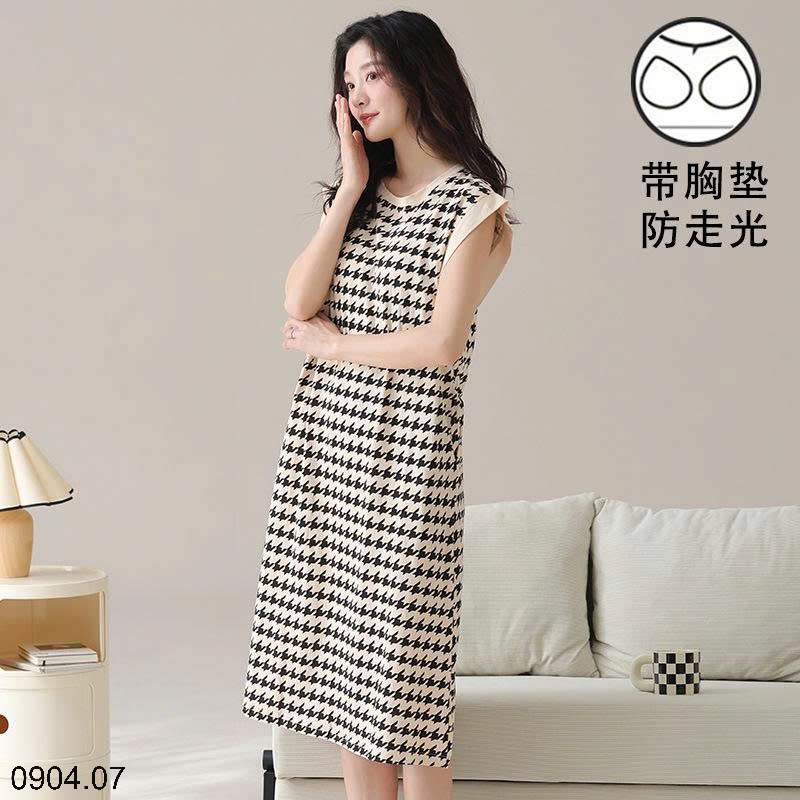 26HA0904.07 - VÁY NGỦ SÁT NÁCH KÈM BRA