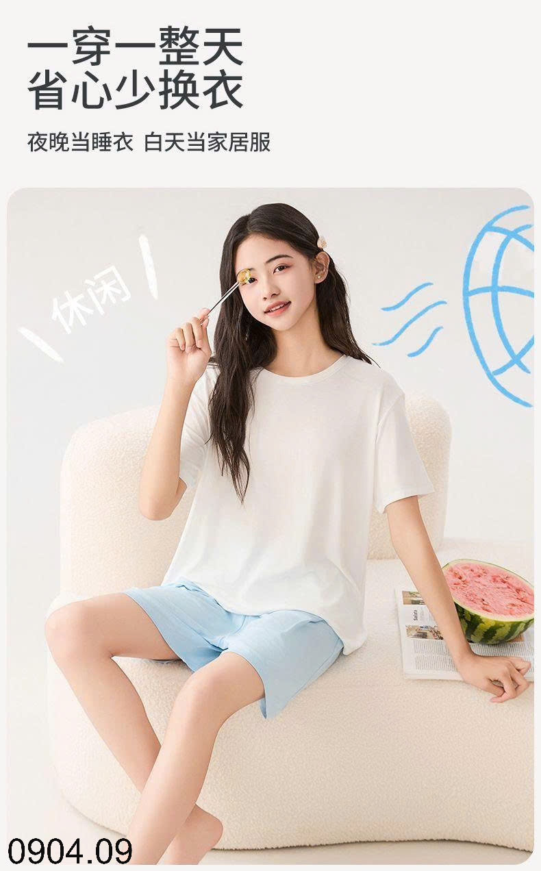 26HA0904.09 - SET ĐỒ NGỦ ICE SILK